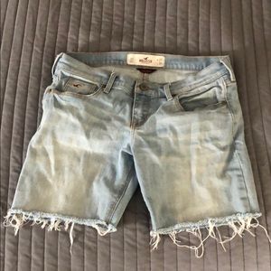 Hollister Distressed Bermuda Shorts